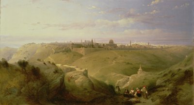 Jerusalem, 1842 by David Roberts